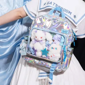 3 Way Cute Laser Ita Bag Backpack