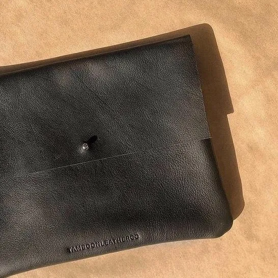 ASH Soft Leather Envelope Clutch