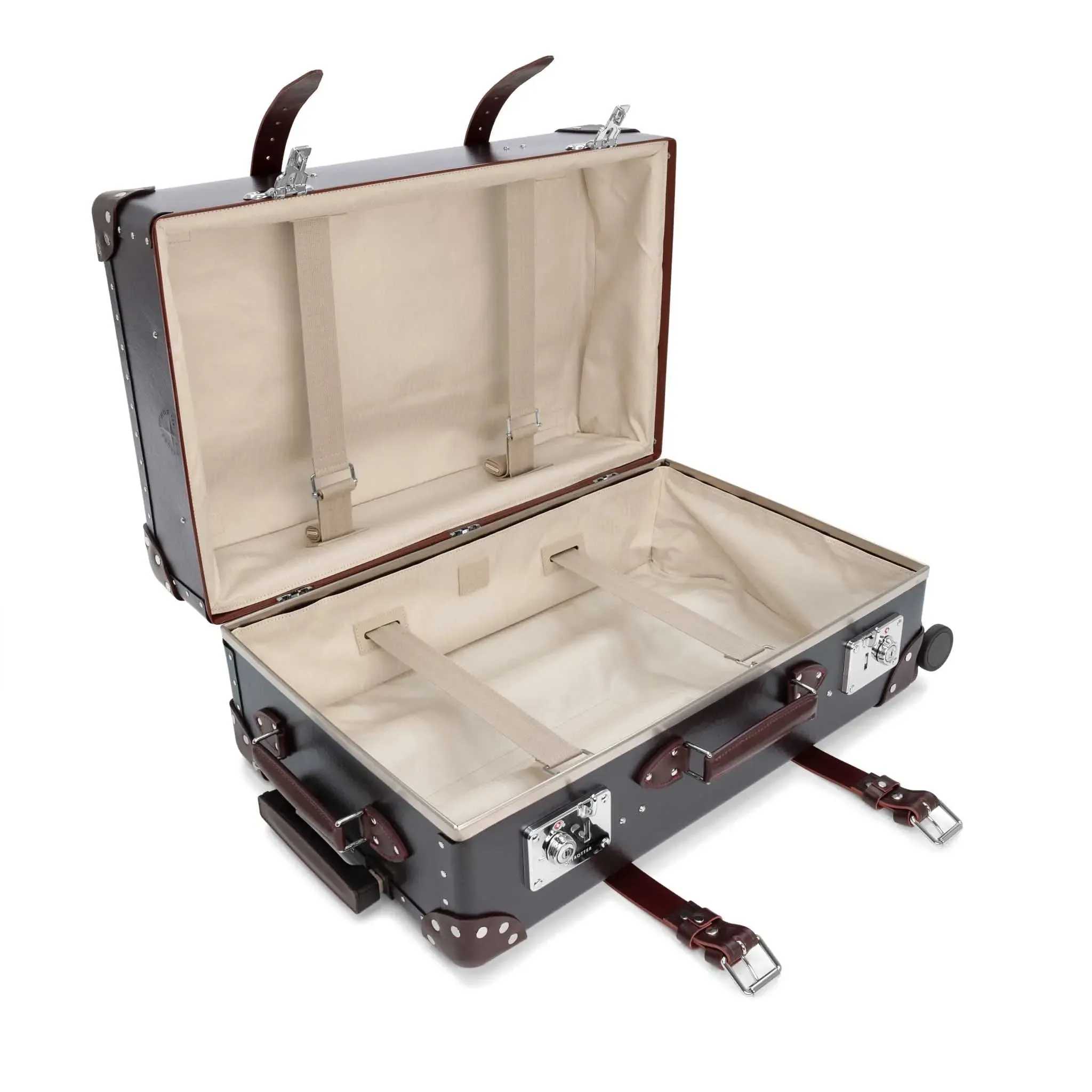 Centenary · Medium Check-In - 4 Wheels | Brown/Burgundy