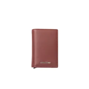 Cerruti 1881 Red Calf Leather Men Men's Wallet