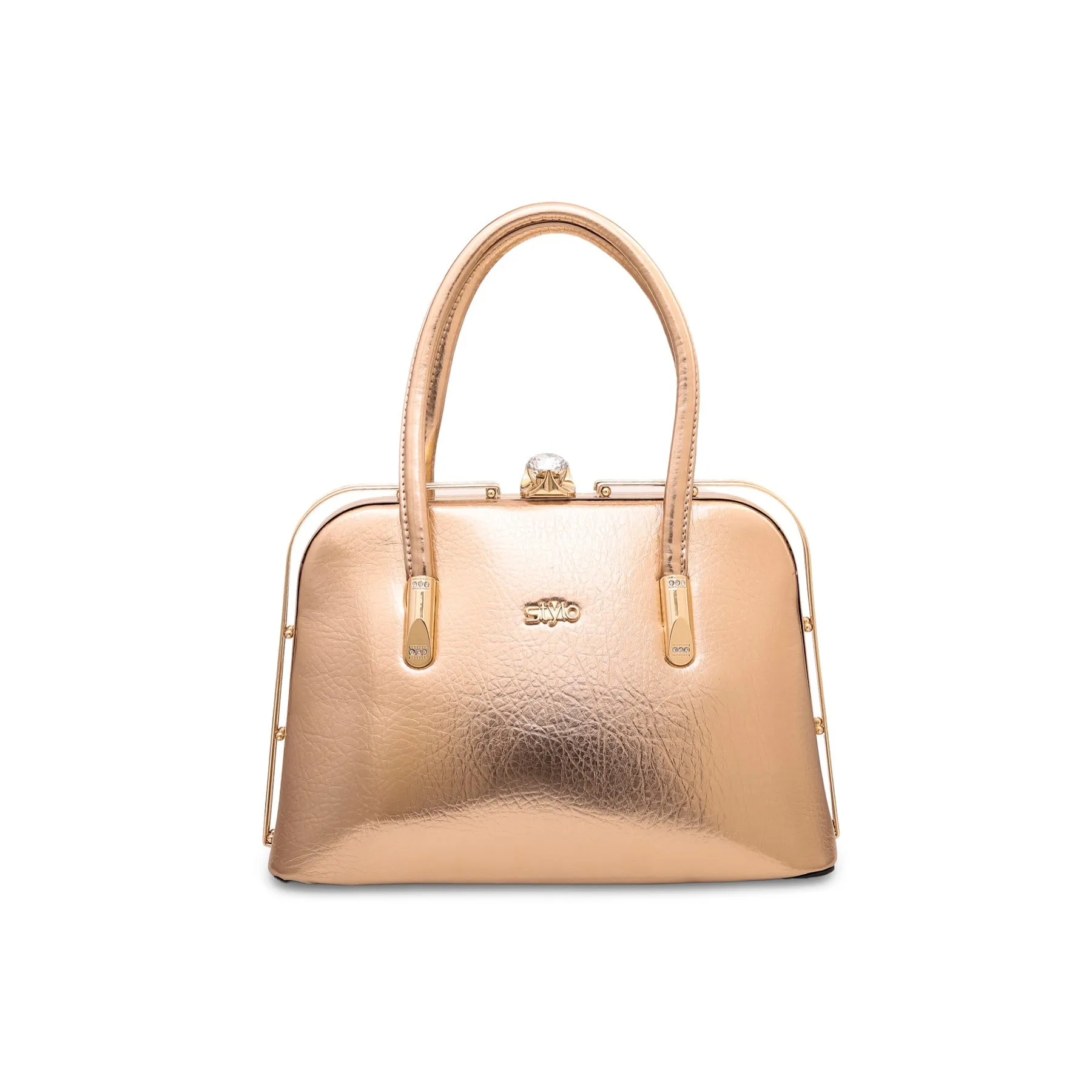 Champagne Fancy Hand Bag P35839