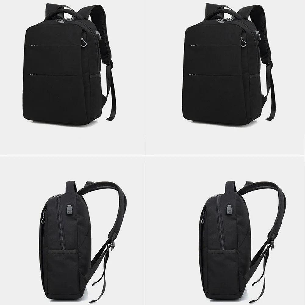 Fashion Backpack for Teens USB Lightweight Schoolbag Fits 15.6 Inches Computer Leisure Daypack