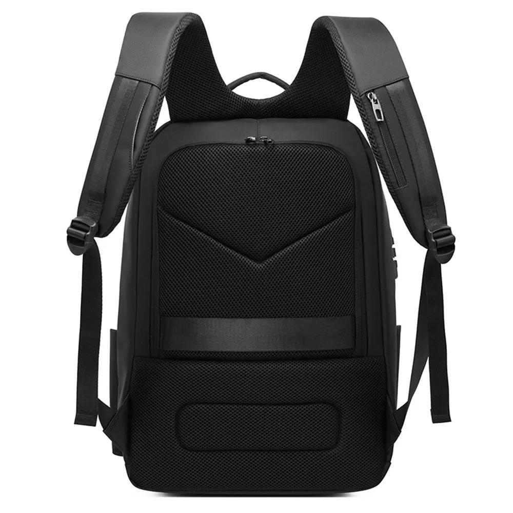 Fashion USB Charger Laptop Backpack for School Boys Men Business Anti-thfet Lightweight Travel Bag