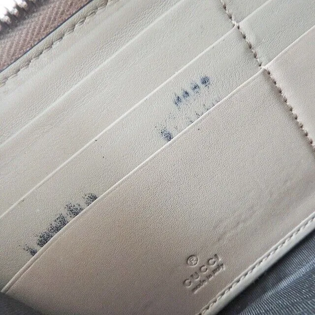 Gucci Gg Marmont Gray Beige Leather