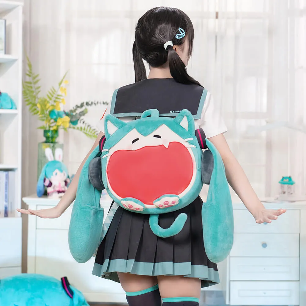 Hatsune Miku Cat NyaNya Plush Ita Backpack