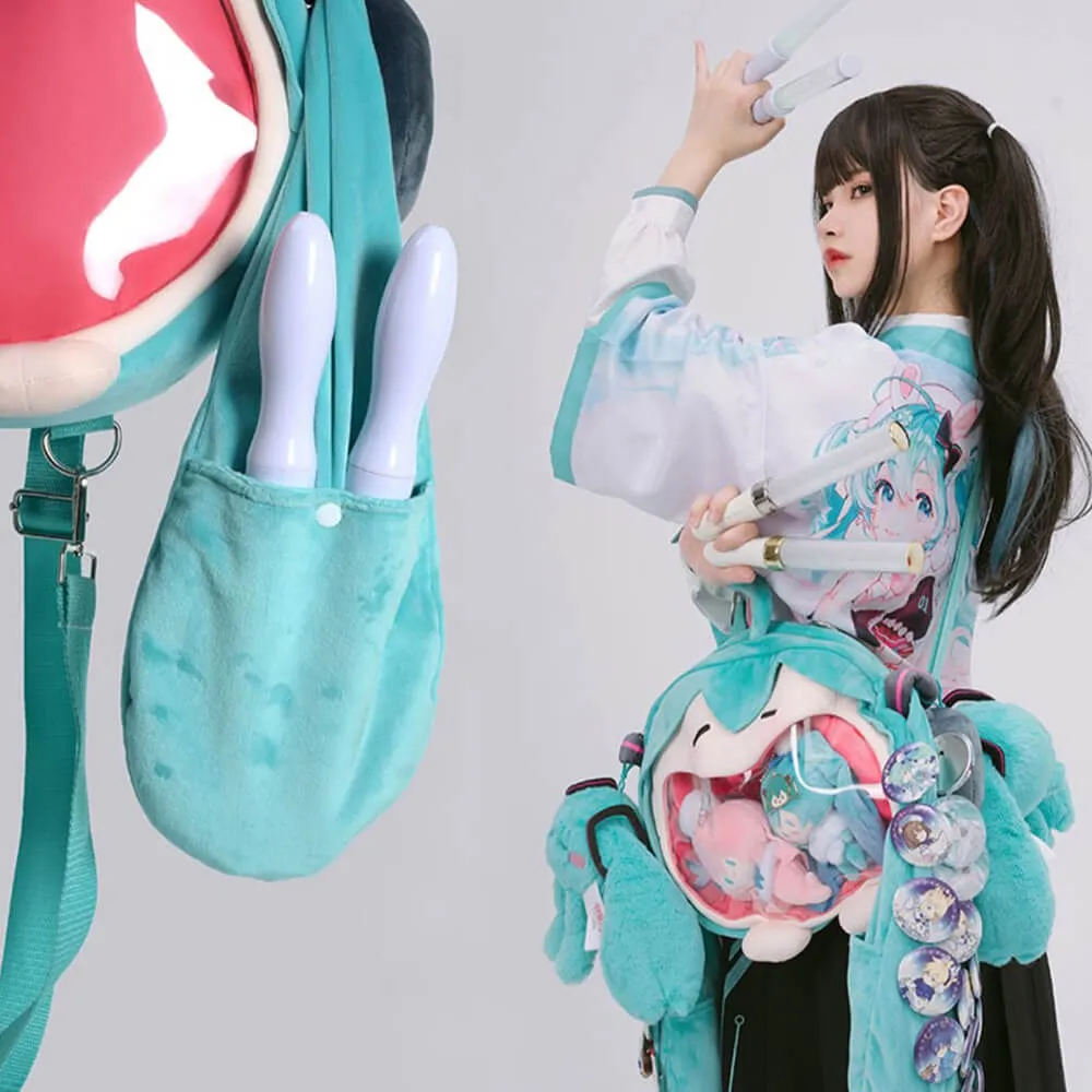 Hatsune Miku Plush Ita Backpack