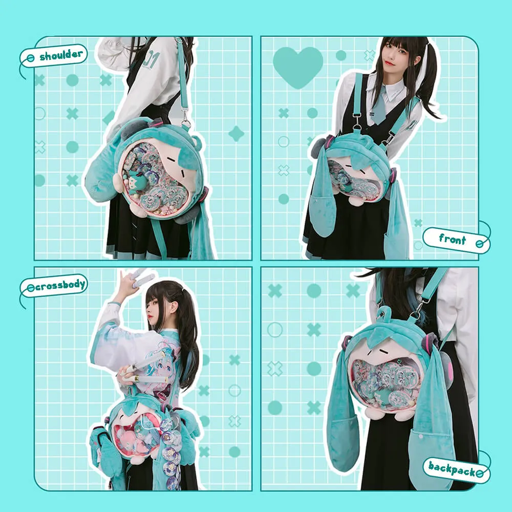 Hatsune Miku Plush Ita Backpack