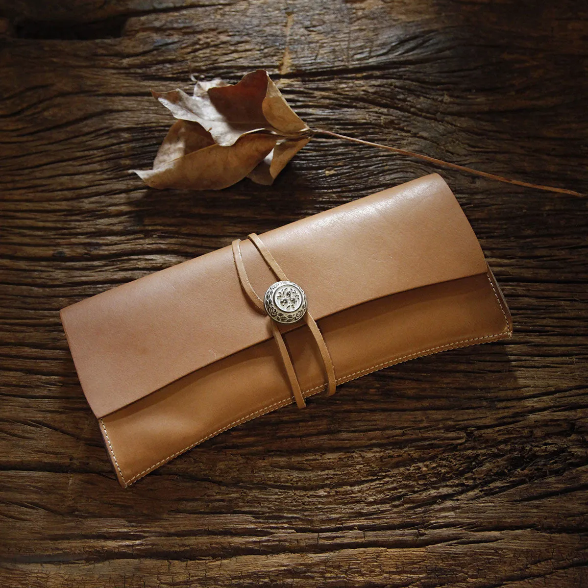 Leather Clutch Wallet