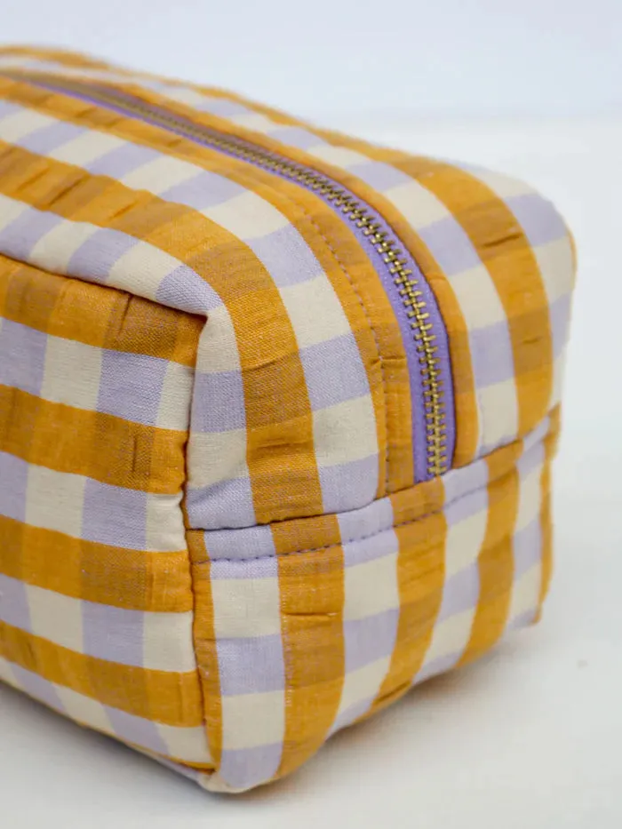 Mango Seersucker Dopp Kit