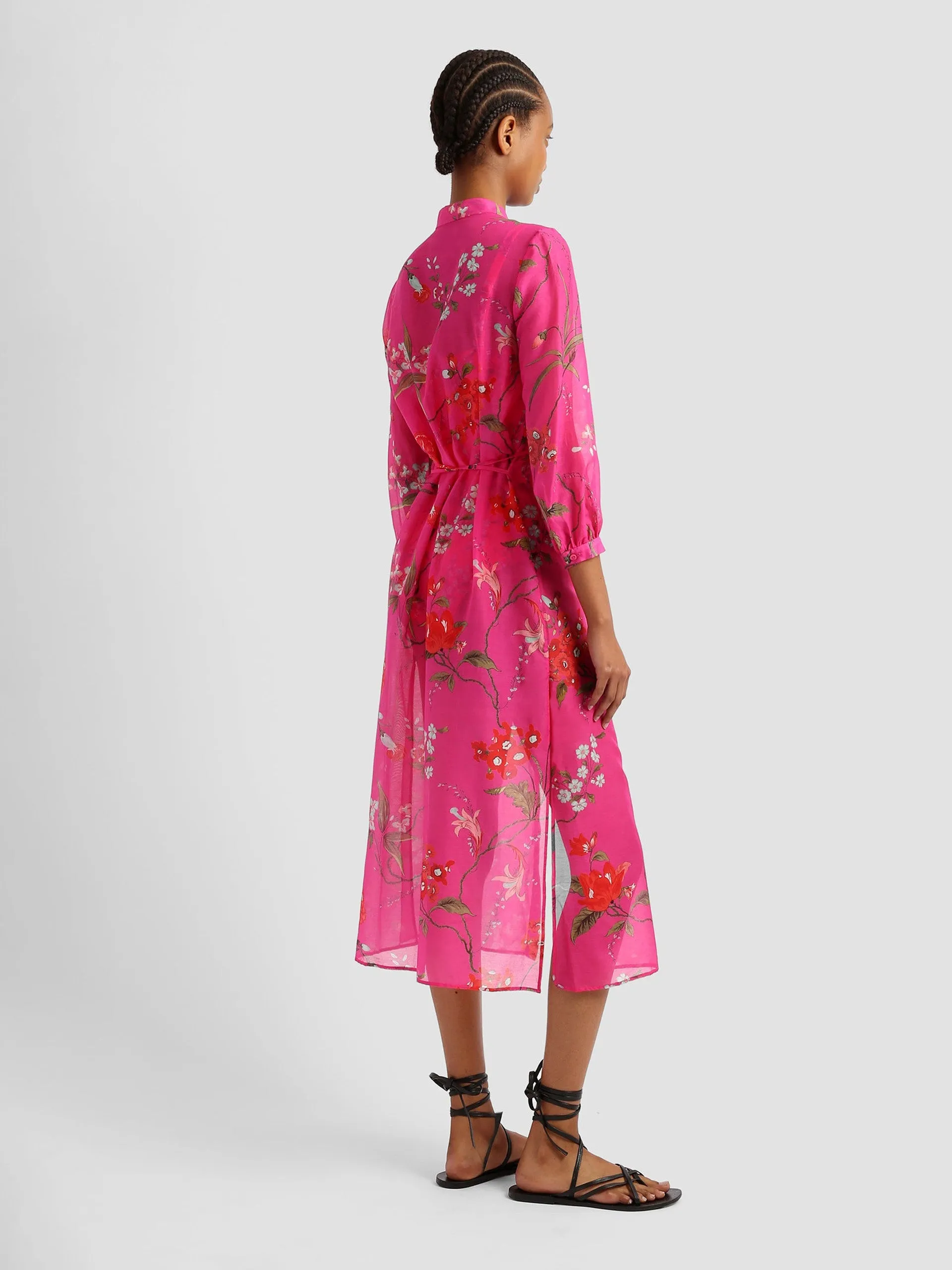 Midi shirt dress
