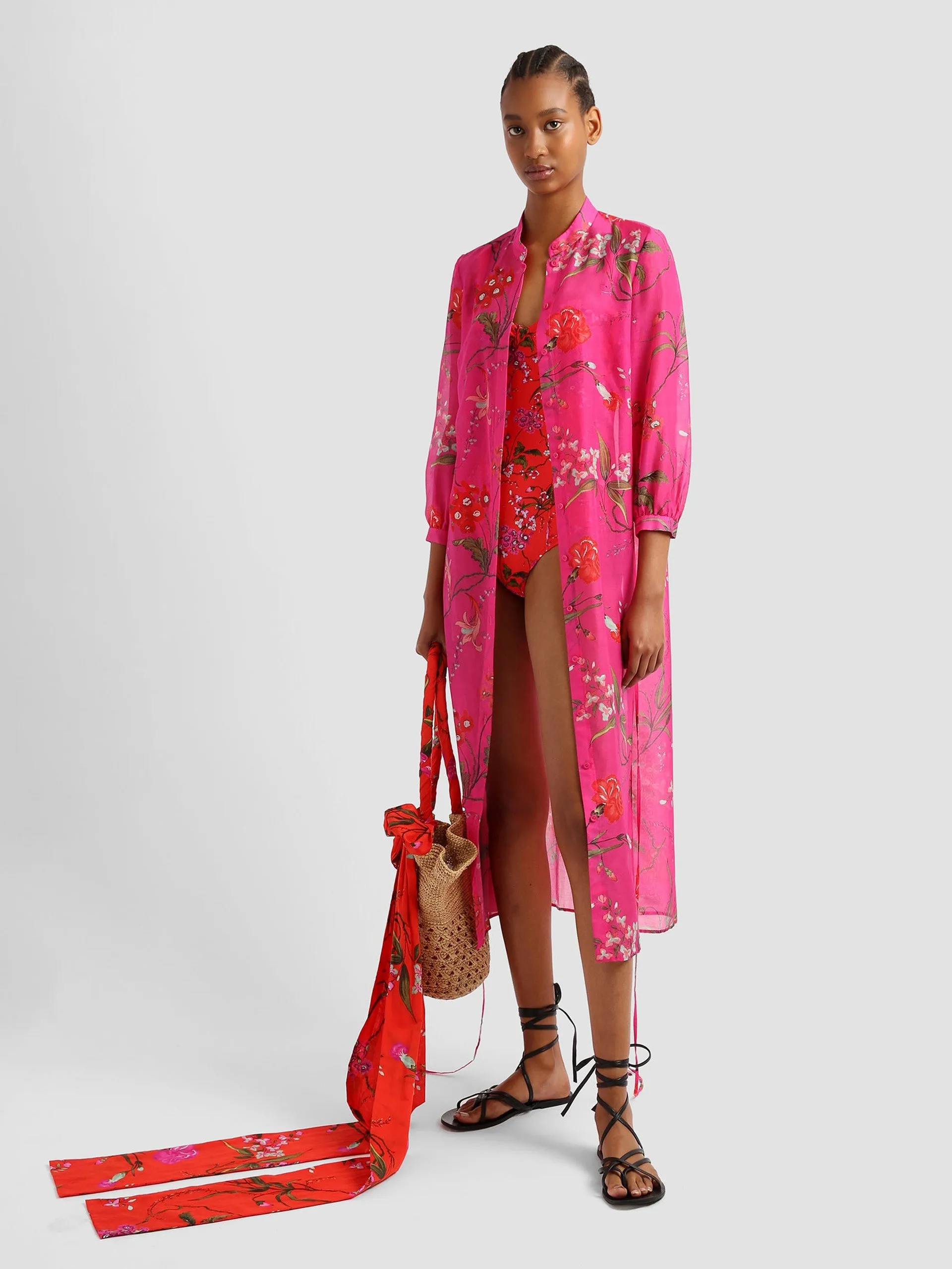 Midi shirt dress