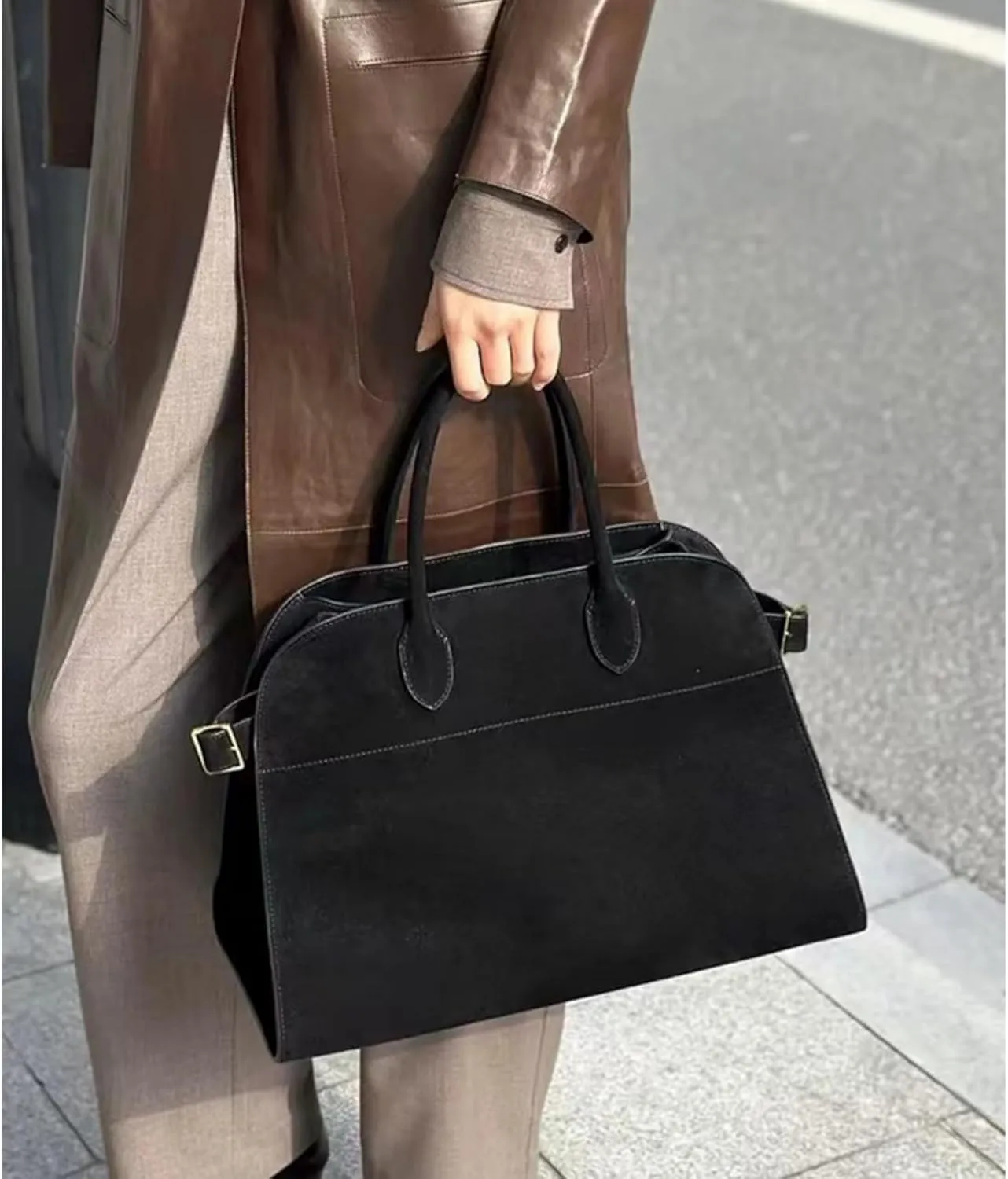 PU Leather Tote Bag for Women,Large Capacity Shoulder Bag,Luxury Retro Casual Hobo Purse