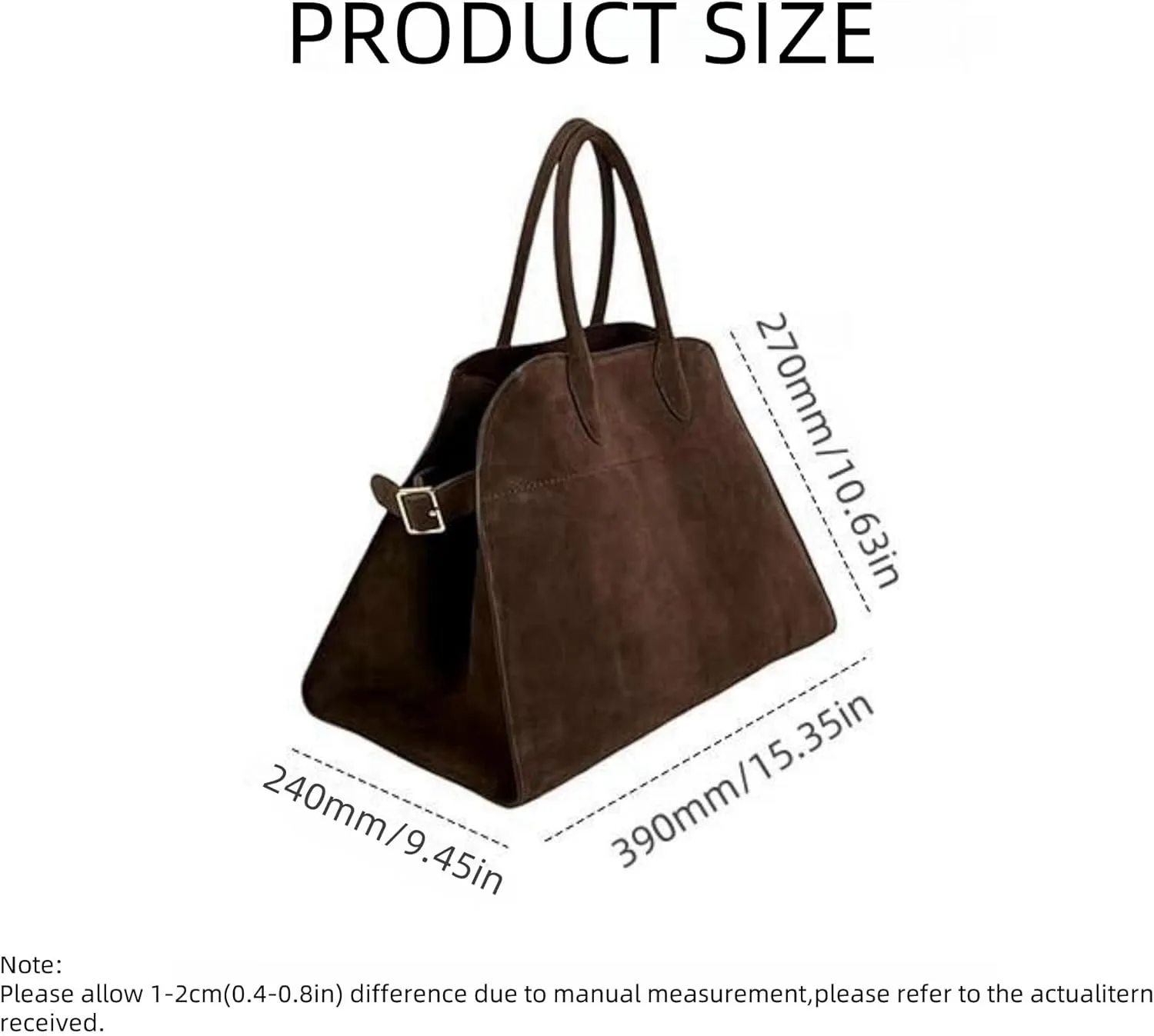 PU Leather Tote Bag for Women,Large Capacity Shoulder Bag,Luxury Retro Casual Hobo Purse