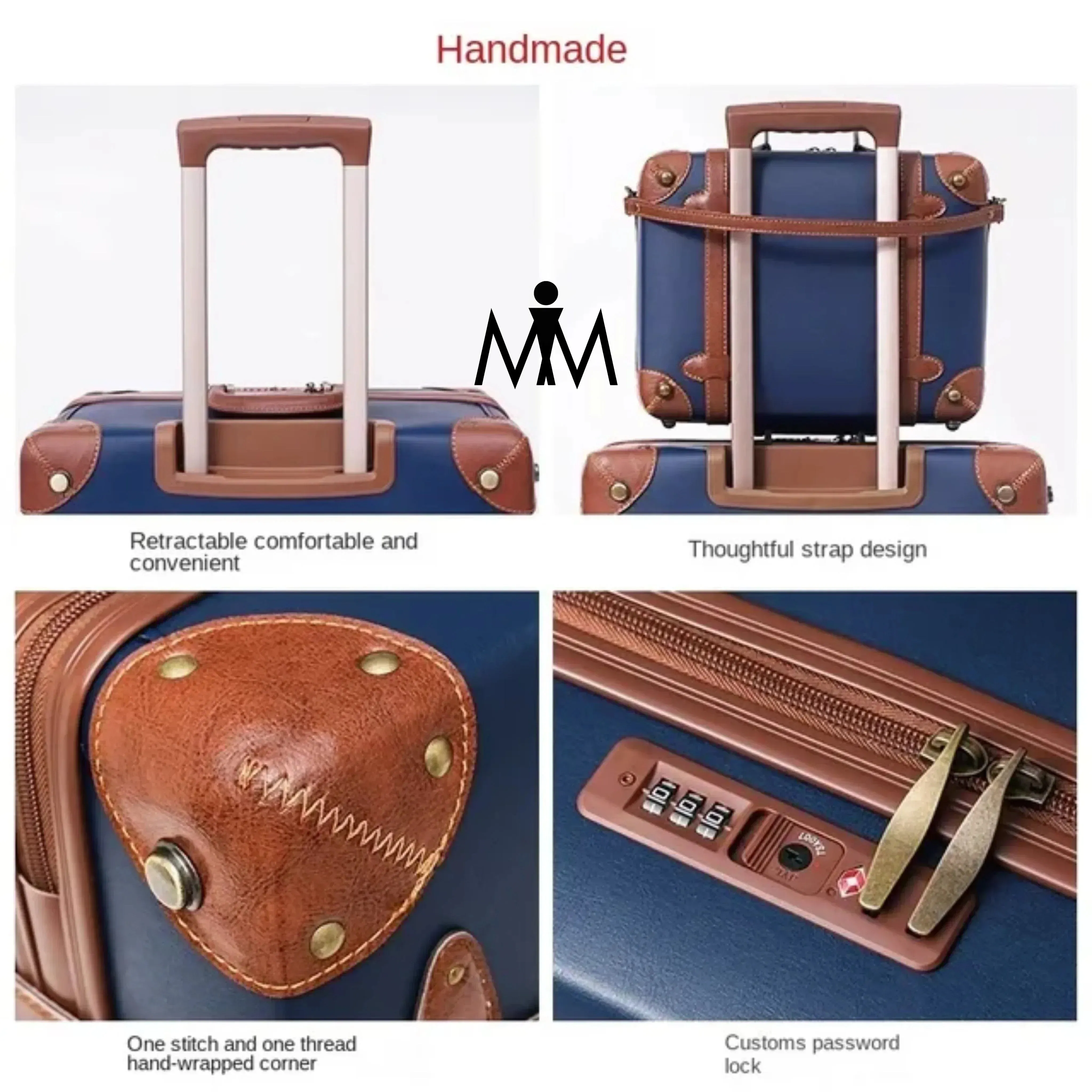 Retro Luggage Set 2 Pcs – Lightweight, Durable & Stylish Travel Companion
