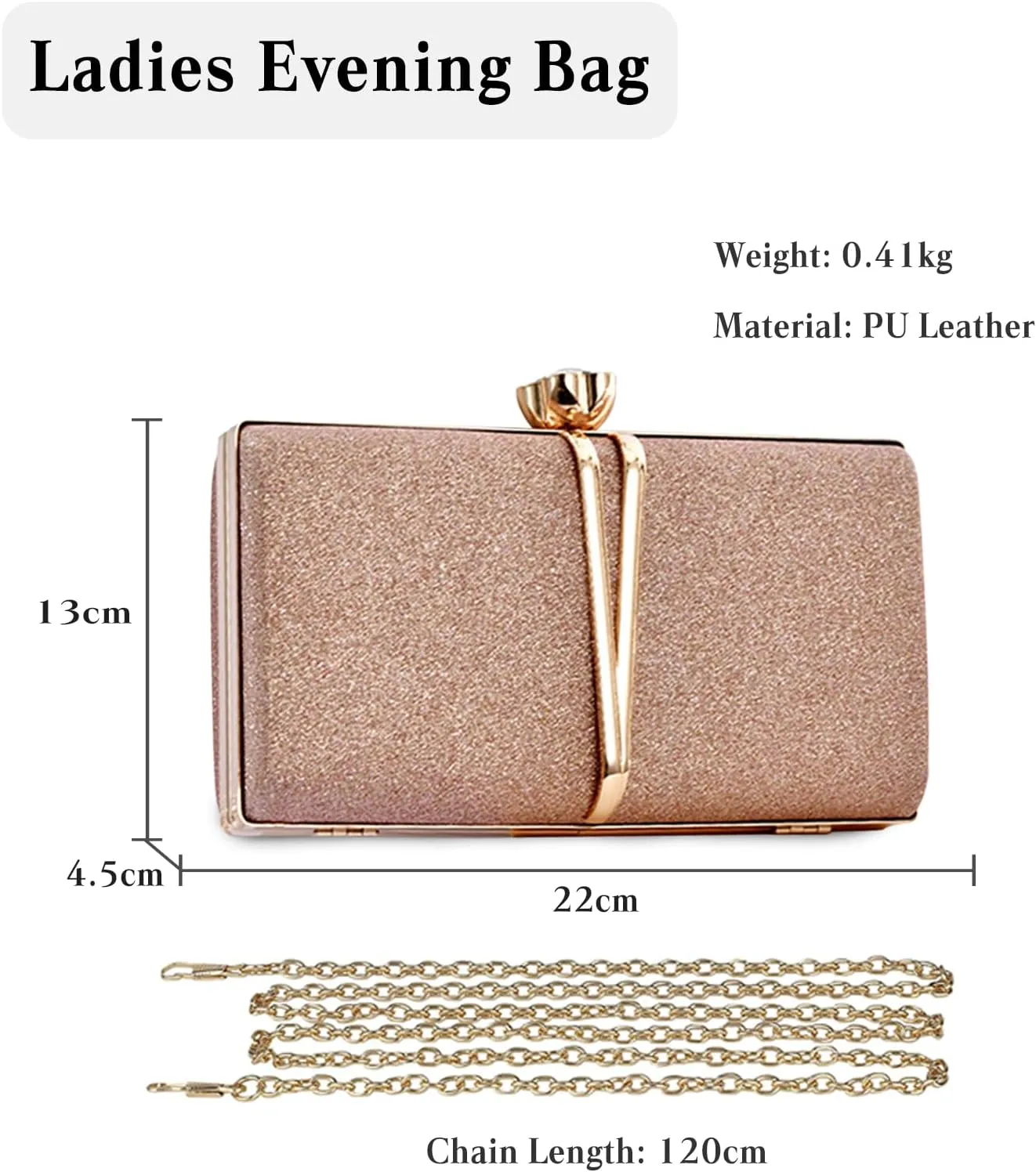 Rhinestone Evening Bag for Women Sequin Clutch Bag Bridal Wedding Purse Glitter Shoulder Bag Luxury Crystal Handbag