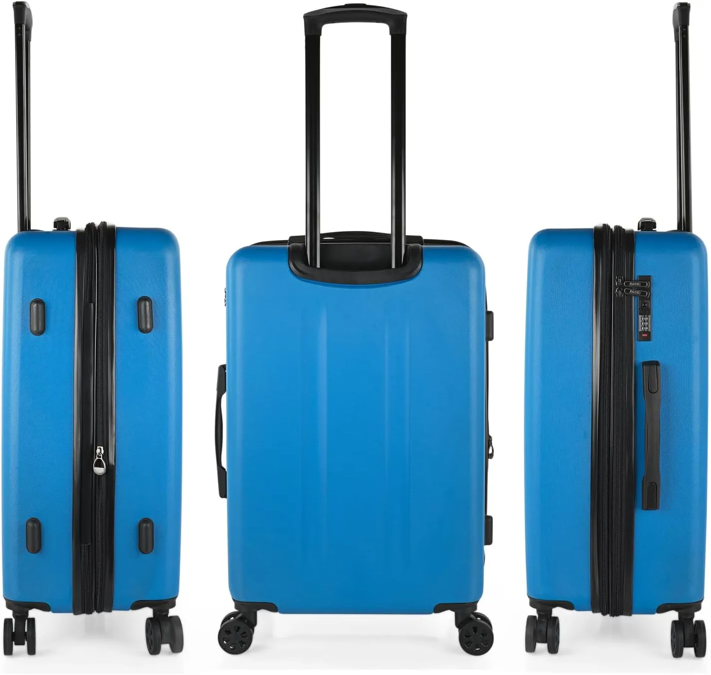 SKPAT - Travel Suitcases Set Suitcases 4 Wheels - Travel Luggage Set - Lightweight Travel Suitcases Set Combination Lock