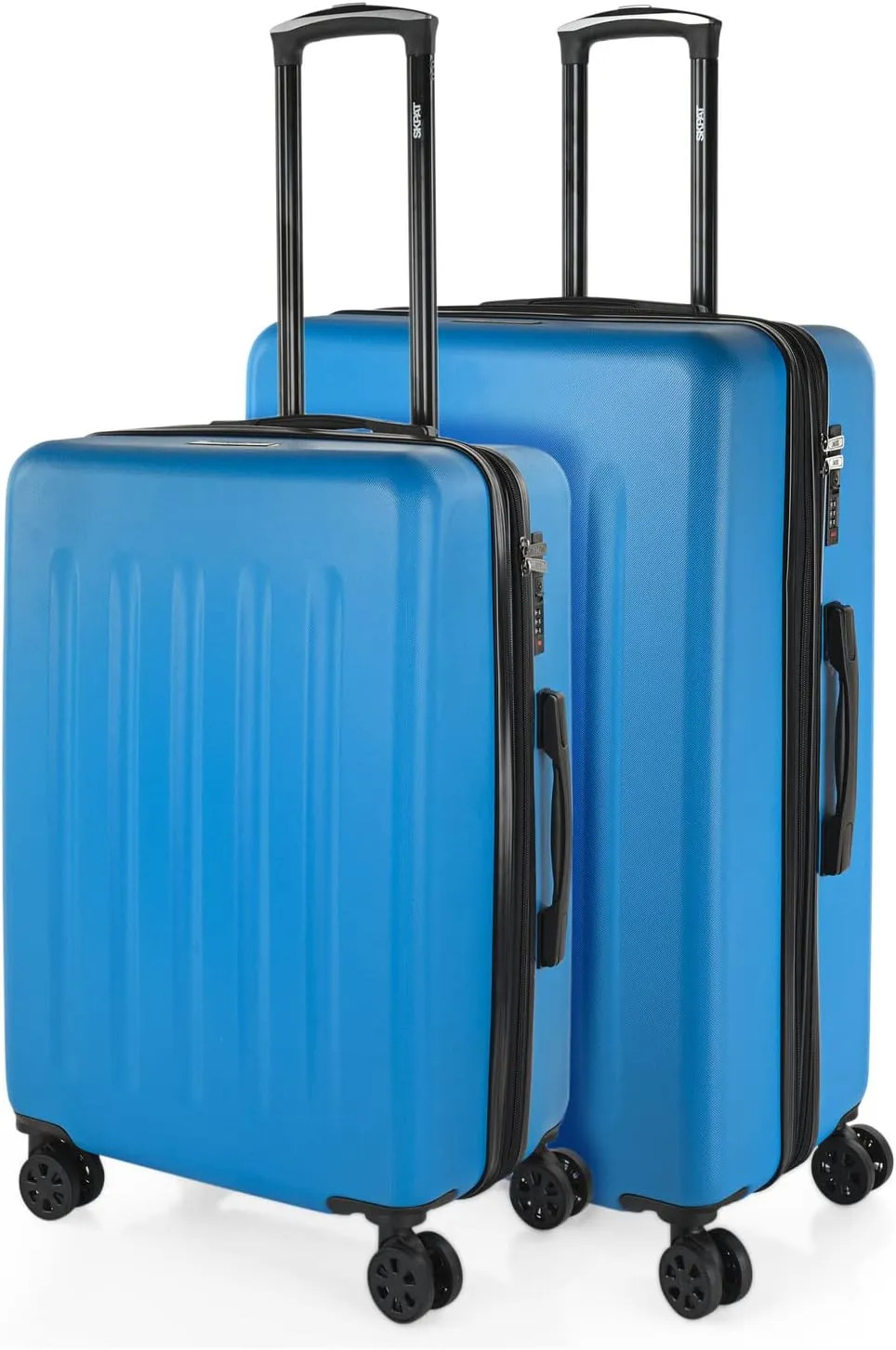 SKPAT - Travel Suitcases Set Suitcases 4 Wheels - Travel Luggage Set - Lightweight Travel Suitcases Set Combination Lock