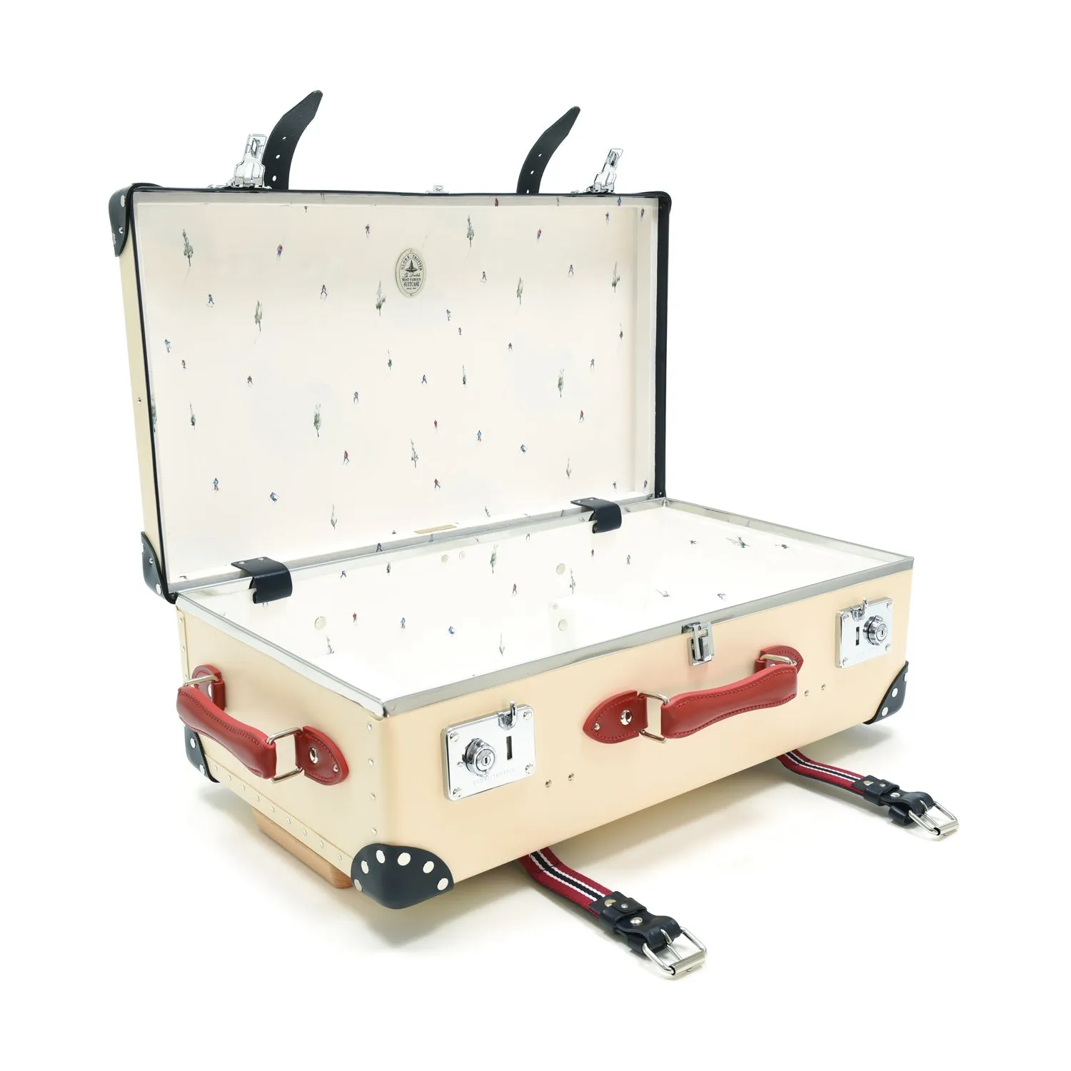St. Moritz · Medium Check-In - 2 Wheels | Ivory/Navy