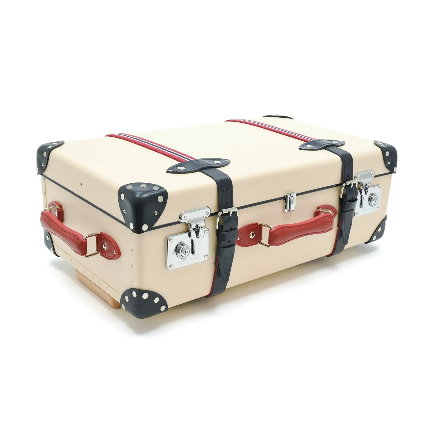 St. Moritz · Medium Check-In - 2 Wheels | Ivory/Navy
