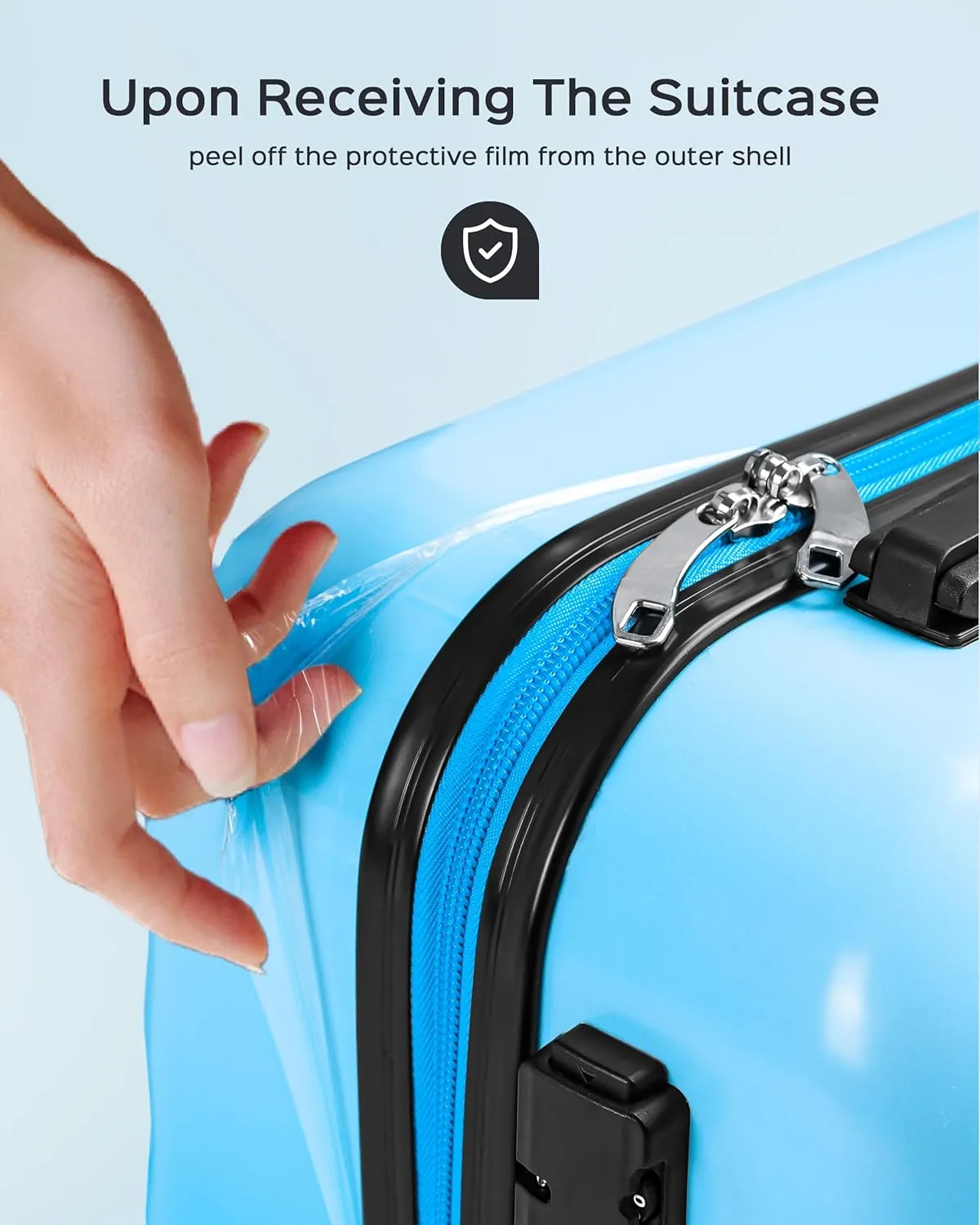 Suitour Luggage Sets 2 piece, Hardshell Lightweight Travel Suitcase with Spinner Wheel 20/28 inch Travel Suitcase set