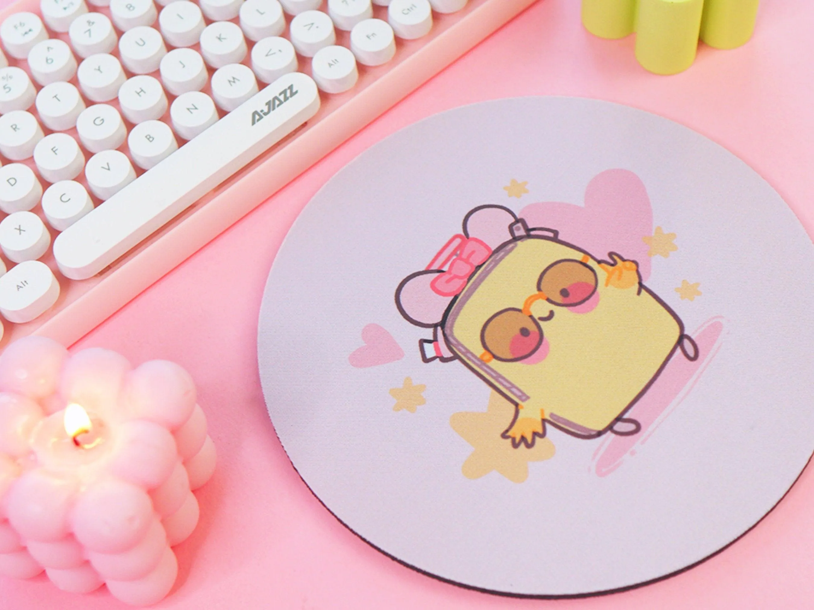 Take Me To The Magic Kawaii Suitcase Travel Mouse Pad