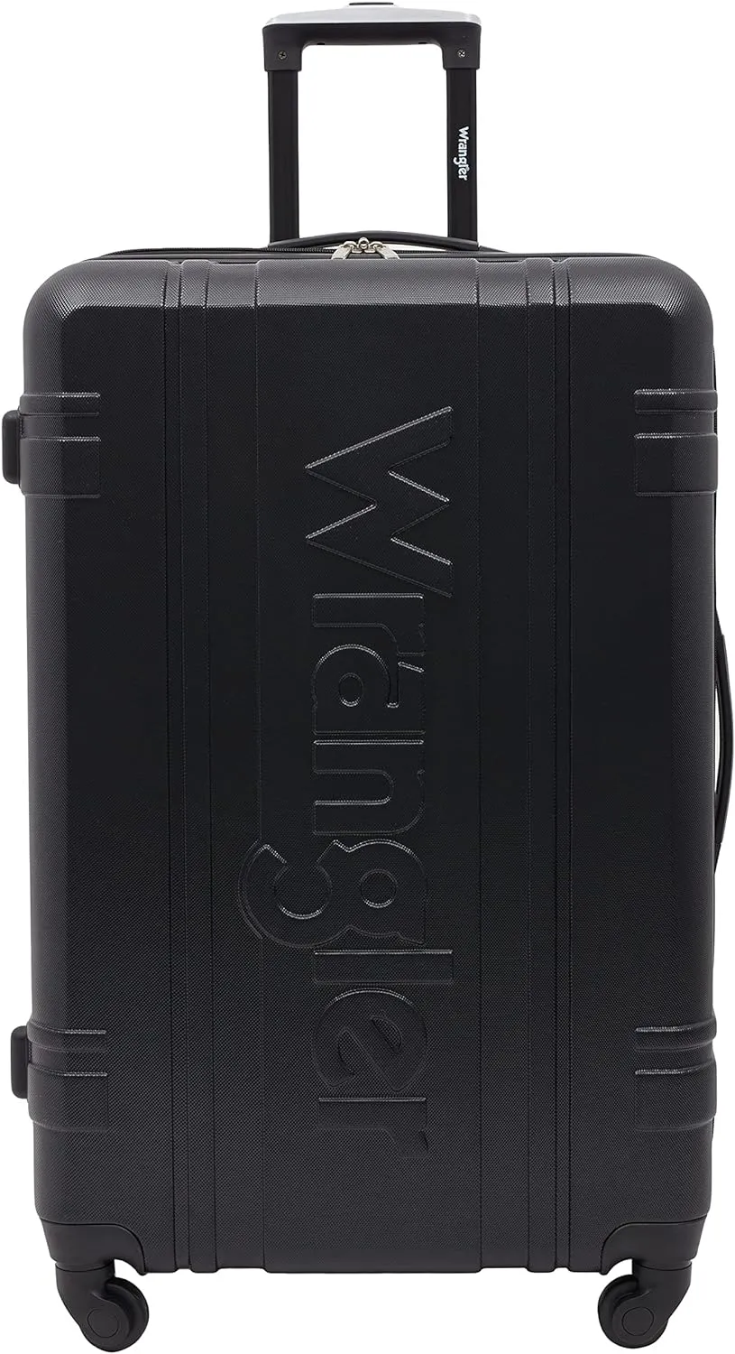 Wrangler Venture Luggage and Travel, Black, 7-Piece Set